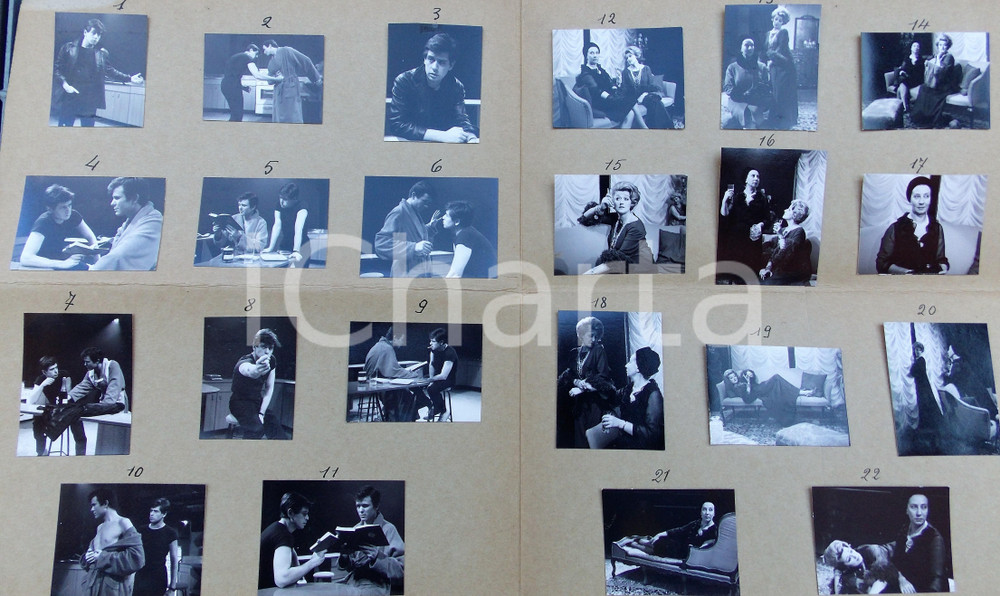Fotografia d epoca originale 1963 MILANO TEATRO SANT ERASMO Narcisi e mamme con Corrado Pani 22 provini 1