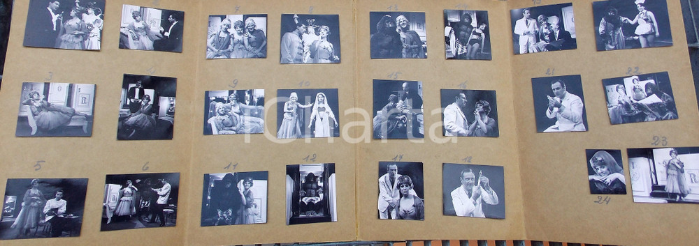 Fotografia d epoca originale 1965 MILANO TEATRO SANT ERASMO I frigoriferi di Mario FRATTI Foto 24 provini 1