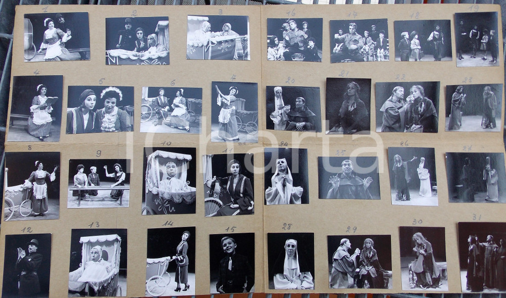 Fotografia d epoca originale 1967 MILANO TEATRO SANT ERASMO Una ghirlanda a Sant Erasmo Foto 31 provini 1