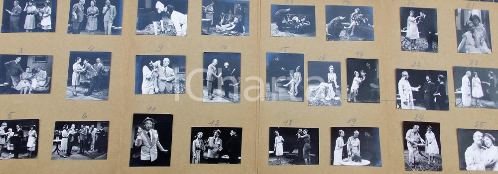 Fotografia d epoca originale 1965 ca MILANO TEATRO Spettacolo Alla moda Foto di scena 25 provini 1