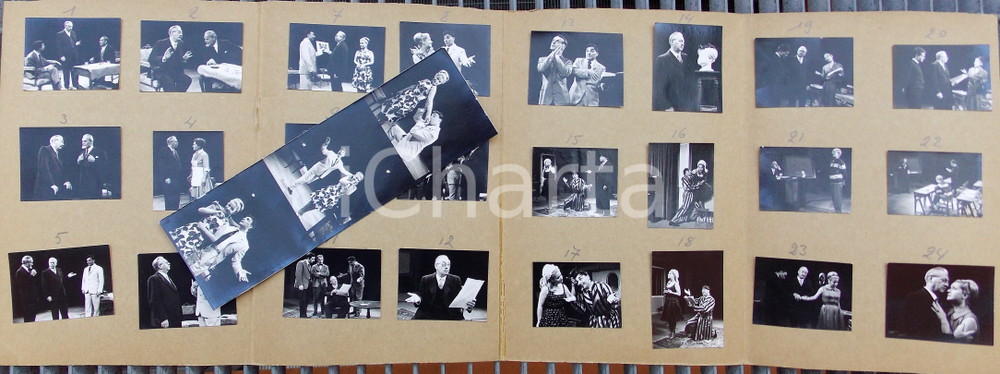 Fotografia d epoca originale 1965 ca MILANO TEATRO L ex alunno di Giovanni Mosca Foto di scena 27 provini 1