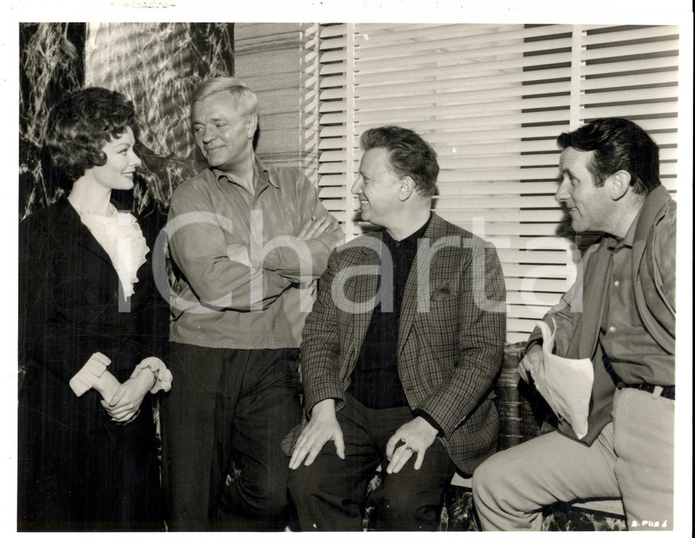 Fotografia d epoca originale 1968 CINEMA Film VENGEANCE  Gli attori sul set Fotografia 1