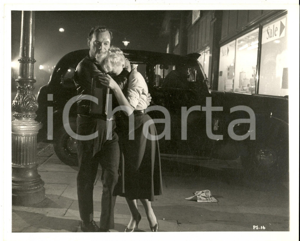 Fotografia d epoca originale 1958 CINEMA Film Passport to shame Eddie CONSTANTINE Odile VERSOIS Foto scena 1
