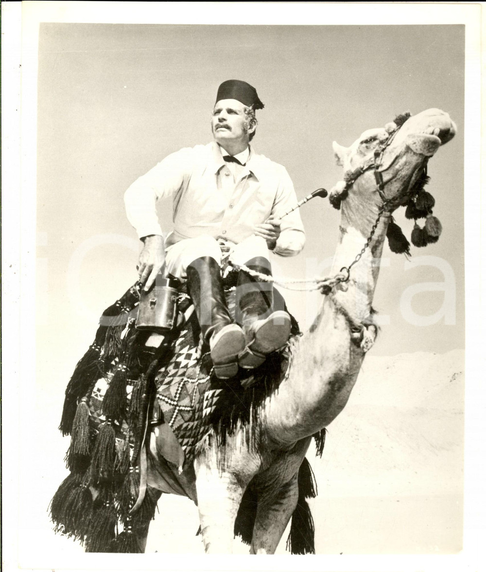 Fotografia d epoca originale 1966 CINEMA Film Karthoum Charlton HESTON on a camel in the desert Photo 1