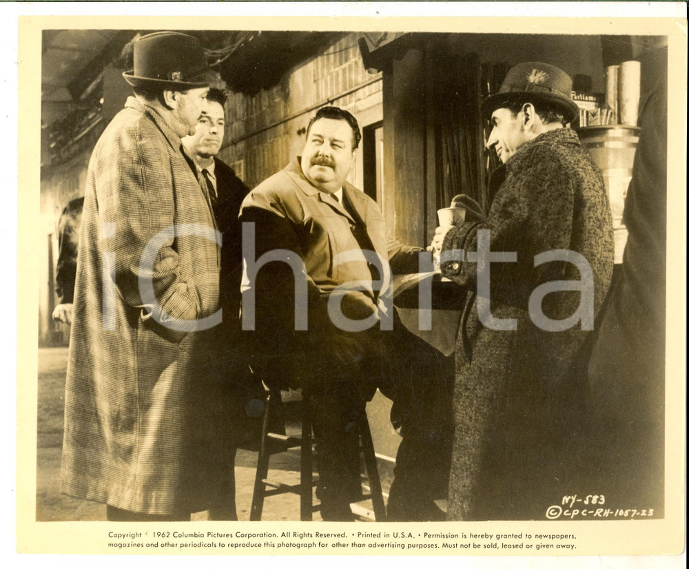 Fotografia d epoca originale 1962 CINEMA Film Requiem for a Heavyweight Jackie GLEASON Photo 25x21 cm 1