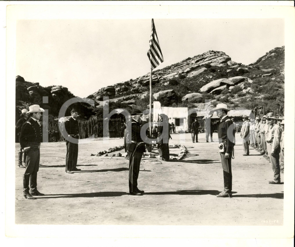 Fotografia d epoca originale 1953 CINEMA Film Escape from Fort Bravo William HOLDEN takes command Photo 1