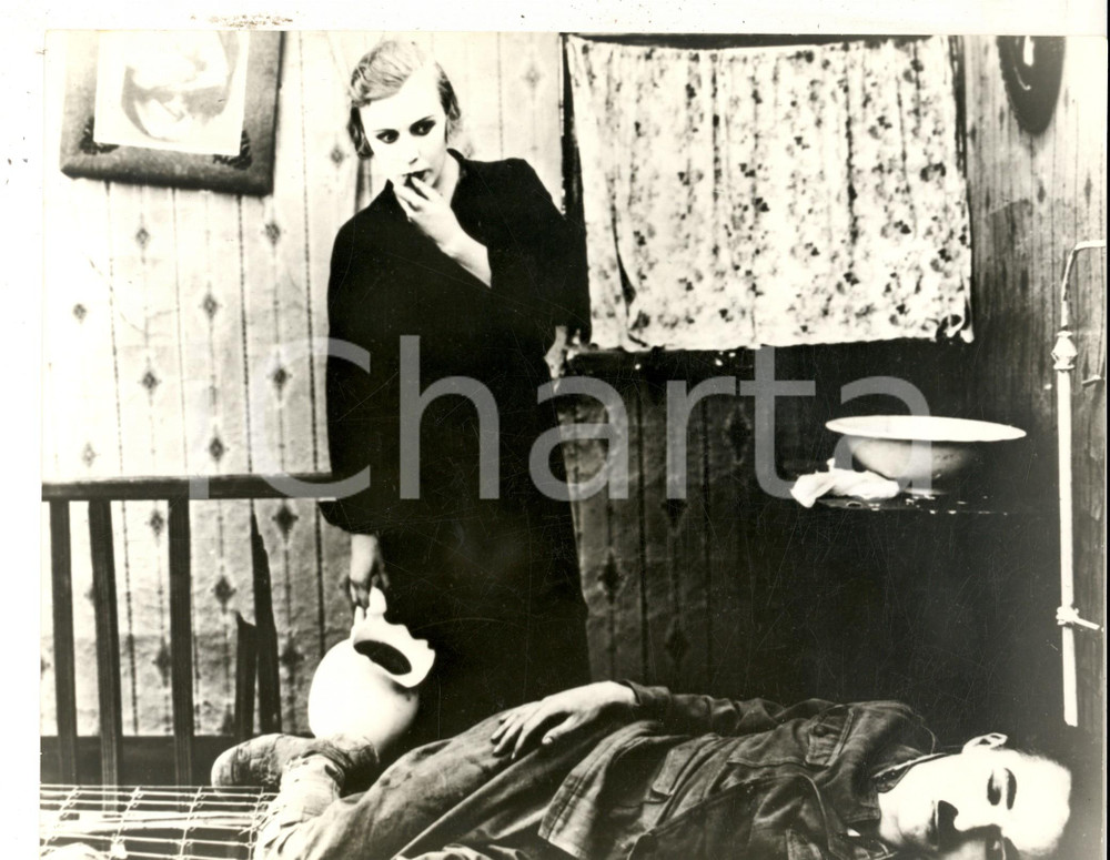 Fotografia d epoca originale 1940 ca CINEMA Charlie CHAPLIN sul set di un film Foto di scena 24x21 cm 1