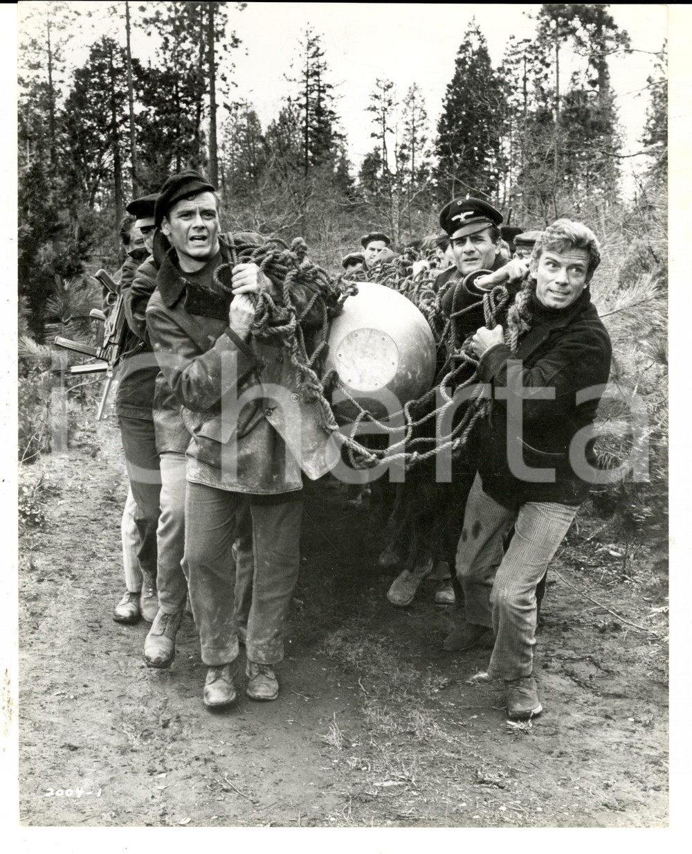 Fotografia d epoca originale 1968 CINEMA In enemy country Anthony FRANCIOSA guida i militari Foto 20x24 1