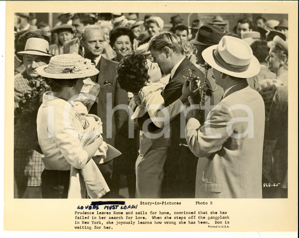 Fotografia d epoca originale 1962 CINEMA Lovers must learn Suzanne PLESHETTE Troy DONAHUE Foto 24x21 cm 1