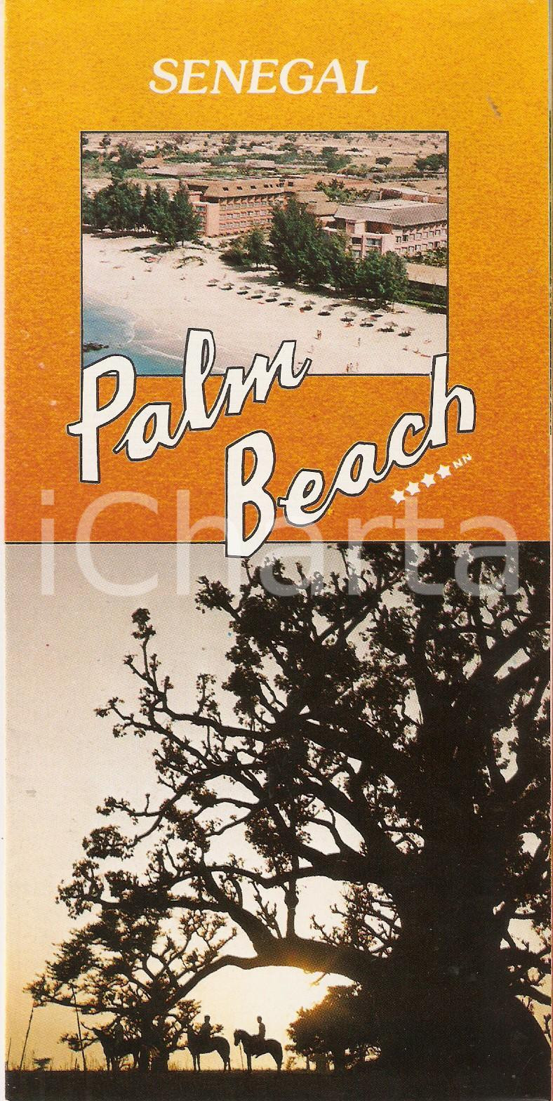 Materiale pubblicitario d’epoca 1970 ca M BOUR SENEGAL Resort PALM BEACH Brochure illustrata 10x20 cm 1