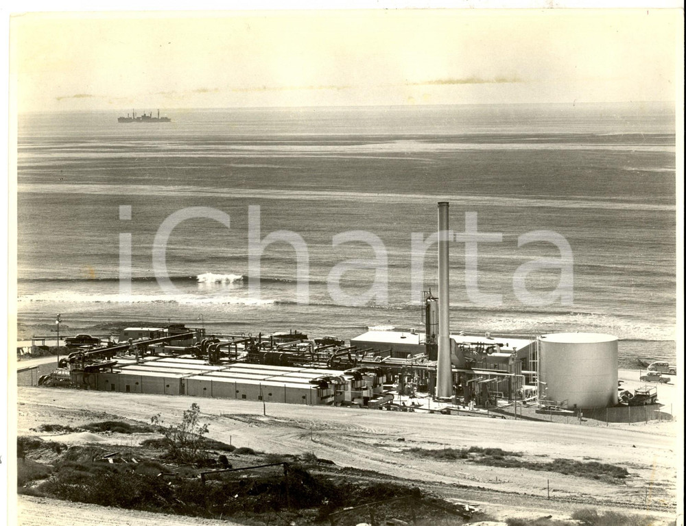 Fotografia d epoca originale 1965 ca SAN DIEGO CALIFORNIA OSW  Multistage flash demonstration plant  Foto 1