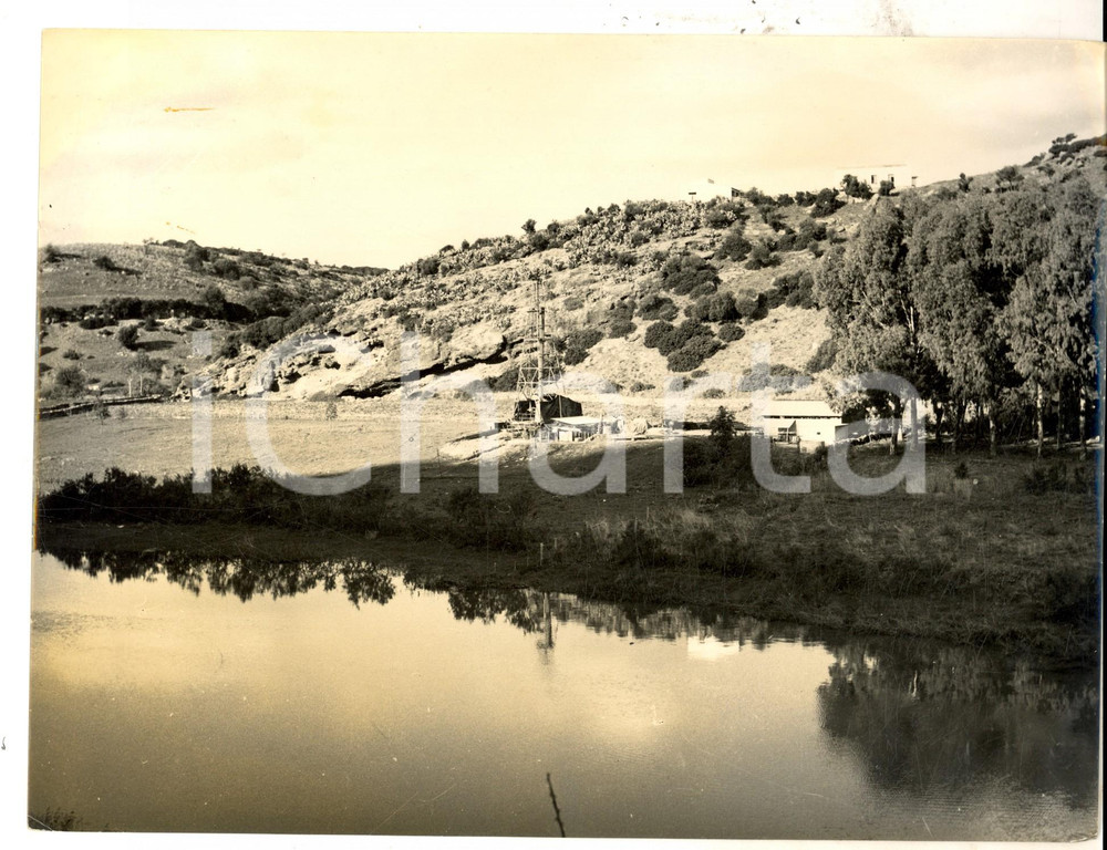 Fotografia d epoca originale 1966 CASTELDORIA / SANTA MARIA COGHINAS Opera di ricerca di forze endogene Foto 1