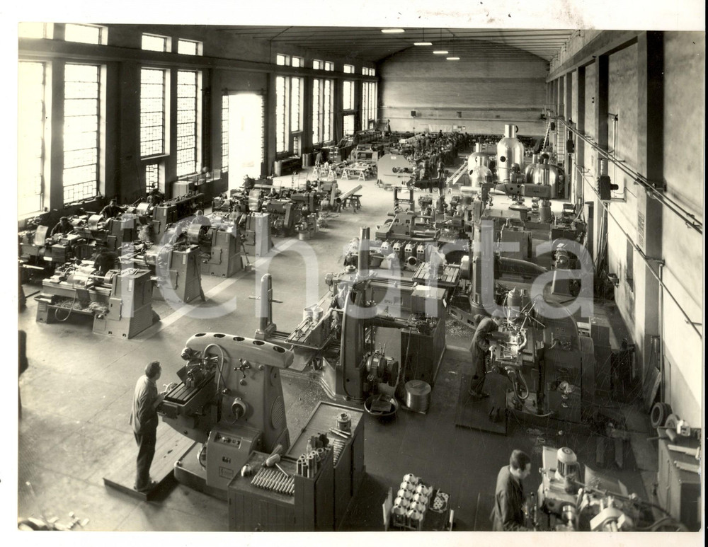 Fotografia d epoca originale 1960 ca PARMA Ditta Tito MANZINI Macchine per industria alimentare Foto 24x18 1
