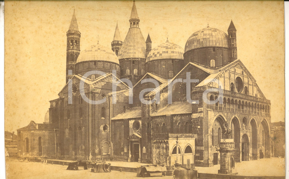 Fotografia d epoca originale 1920 ca PADOVA Veduta della basilica di SANT ANTONIO Foto VINTAGE 31x20 cm 1