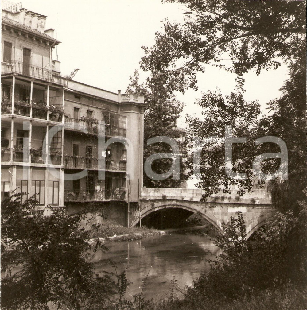 1975 ca PADOVA Ponte sul fiume BRENTA Scorcio della città *Foto 17x18