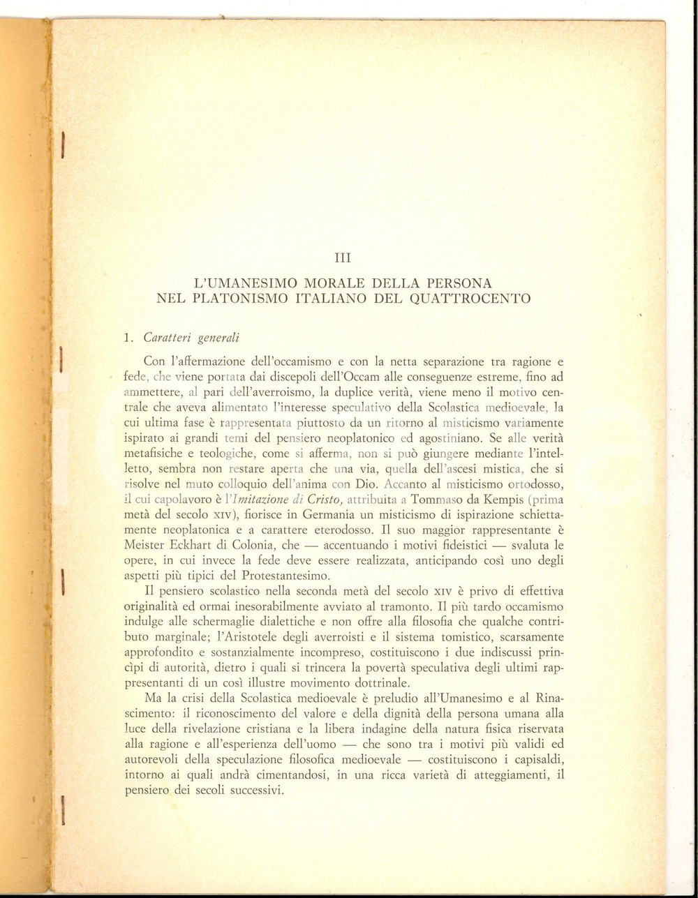 Libro, pubblicazione d epoca 1969 Gianni M. POZZO L Umanesimo morale della persona Invio AUTOGRAFO 1