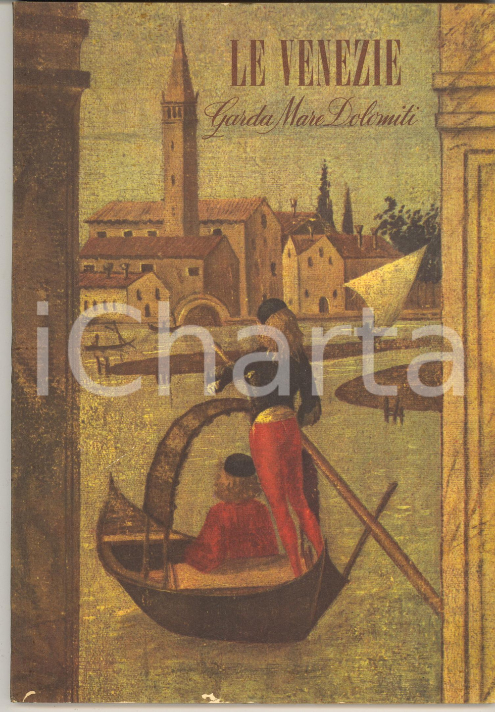 Materiale pubblicitario d’epoca 1952 ENIT  LE VENEZIE Garda mare Dolomiti  Guida turistica ILLUSTRATA 70 pp. 1