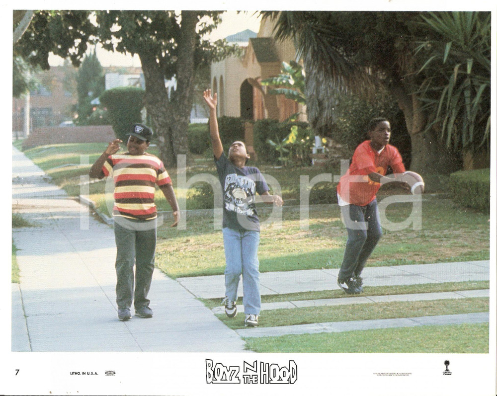 Fotografia d epoca originale 1991 BOYZ N THE HOOD Movie directed by John SINGLETON Foto seriale 25x20 cm 1