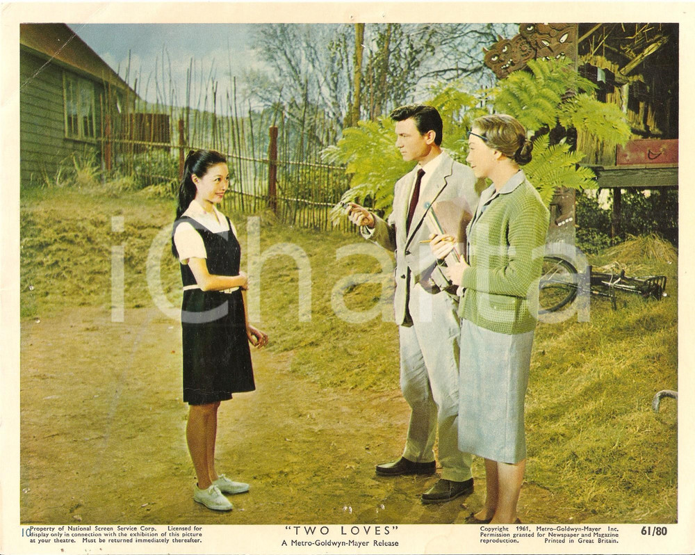 Fotografia d epoca originale 1961 TWO LOVES Shirley MacLAINE Laurence HARVEY Nobu McCARTHY Foto seriale 1