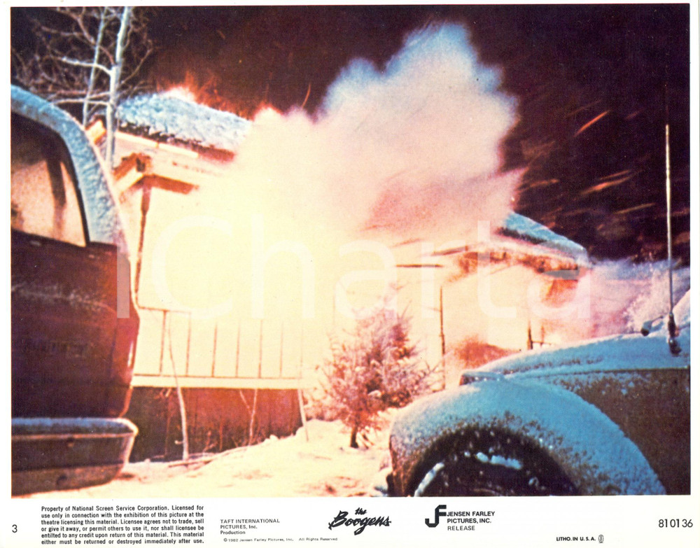 Fotografia d epoca originale 1981 THE BOOGENS Exploding house  Movie by James L. CONWAY Foto seriale 25x20 1