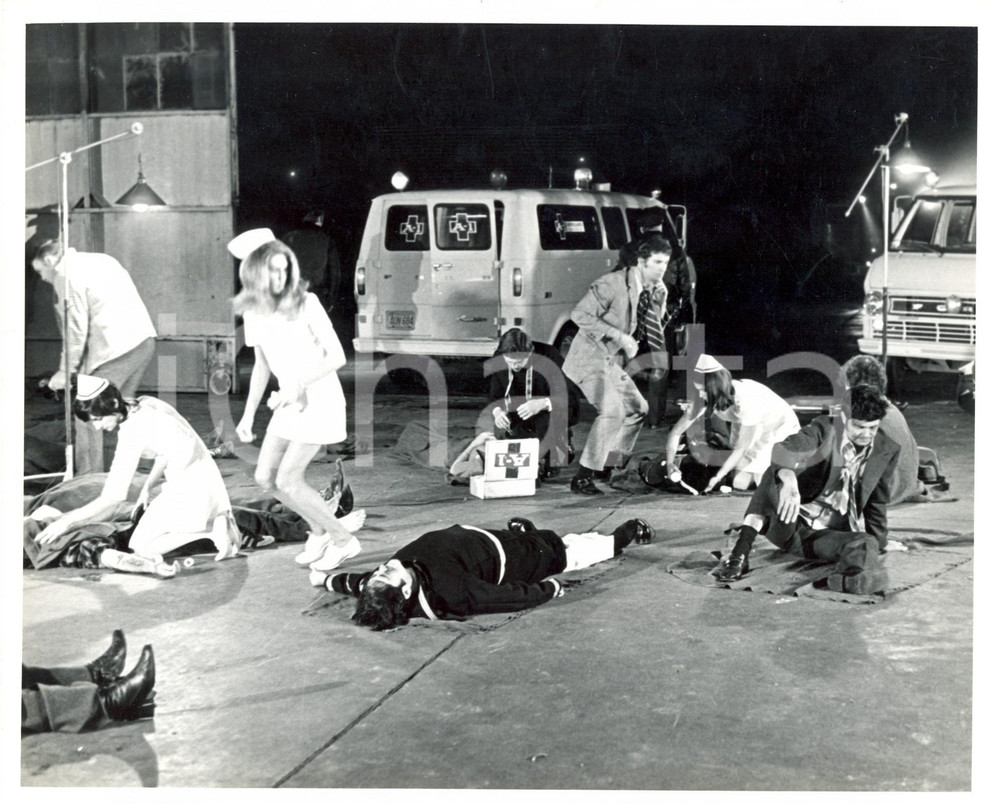 Fotografia d epoca originale 1973 ENCOUNTER WITH THE UNKNOWN Rod SERLING  Movie by Harry THOMASON Photo 1