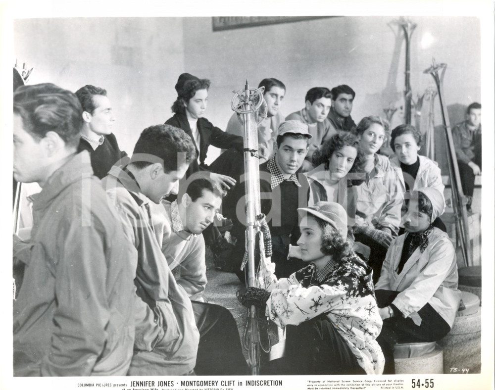Fotografia d epoca originale 1953 INDISCRETION OF AN AMERICAN WIFE Movie by Vittorio DE SICA Photo 25x20 1
