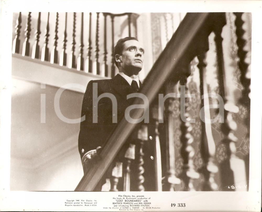 1949 LOST BOUNDARIES Mel FERRER Movie by Alfred L. WERKER *Foto 25x20 cm