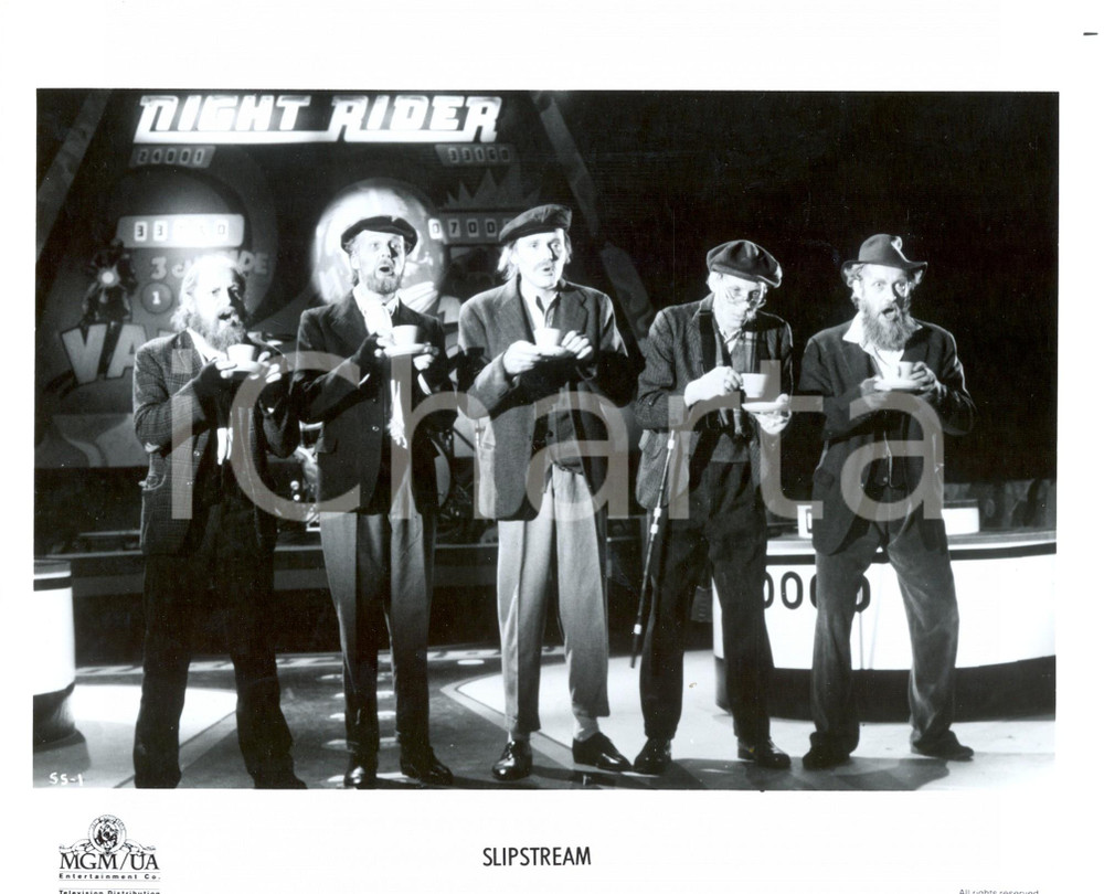 Fotografia d epoca originale 1989 SLIPSTREAM Bob PECK sings at Night Rider  Movie by Steven LISBERGER Photo 1