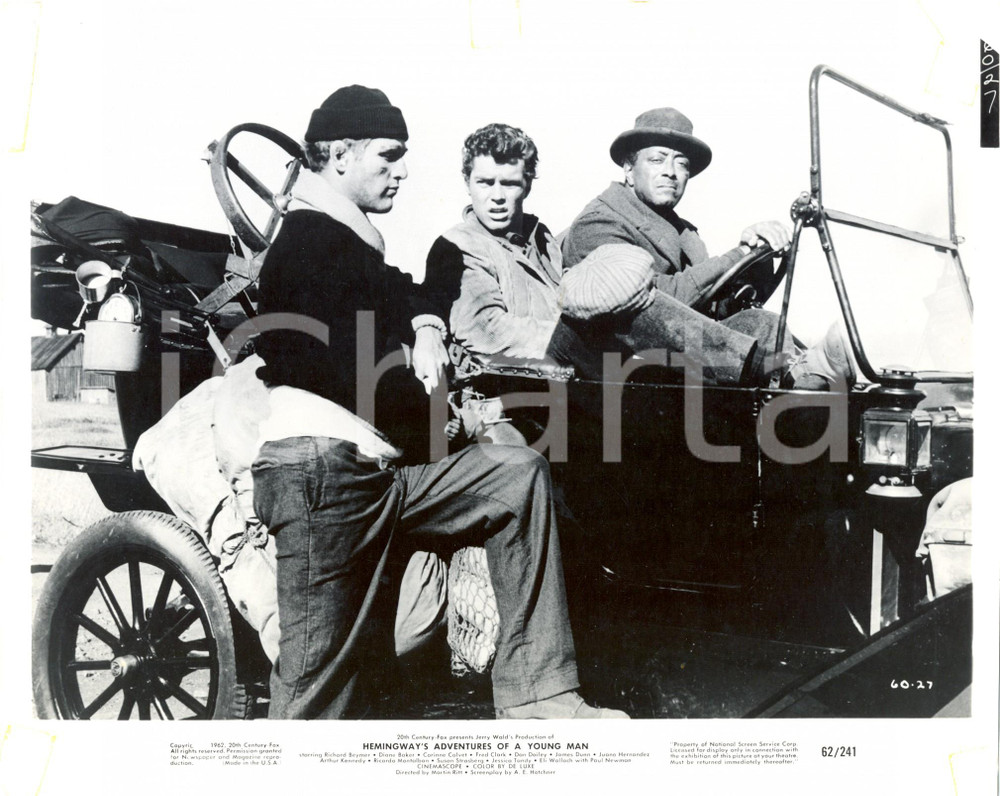 Fotografia d epoca originale 1962 HEMINGWAY S ADVENTURES OF A YOUNG MAN Richard BEYMER  Movie by Martin RITT 1