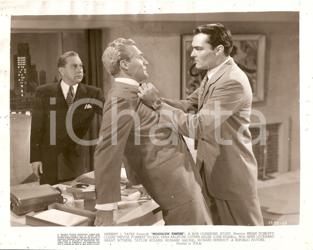 Fotografia d epoca originale 1952 HOODLUM EMPIRE Luther ADLER John RUSSELL Forrest TUCKER Movie Joseph KANE 1