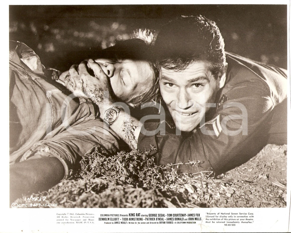Fotografia d epoca originale 1965 KING RAT George SEGAL James FOX War movie by Bryan FORBES Photo 25x20 1