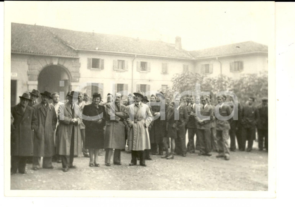 Fotografia d epoca originale 1946 CORNAREDO 1Â°Convegno GinnicoPompieristico MAIM  Le autoritÃ  Foto 1