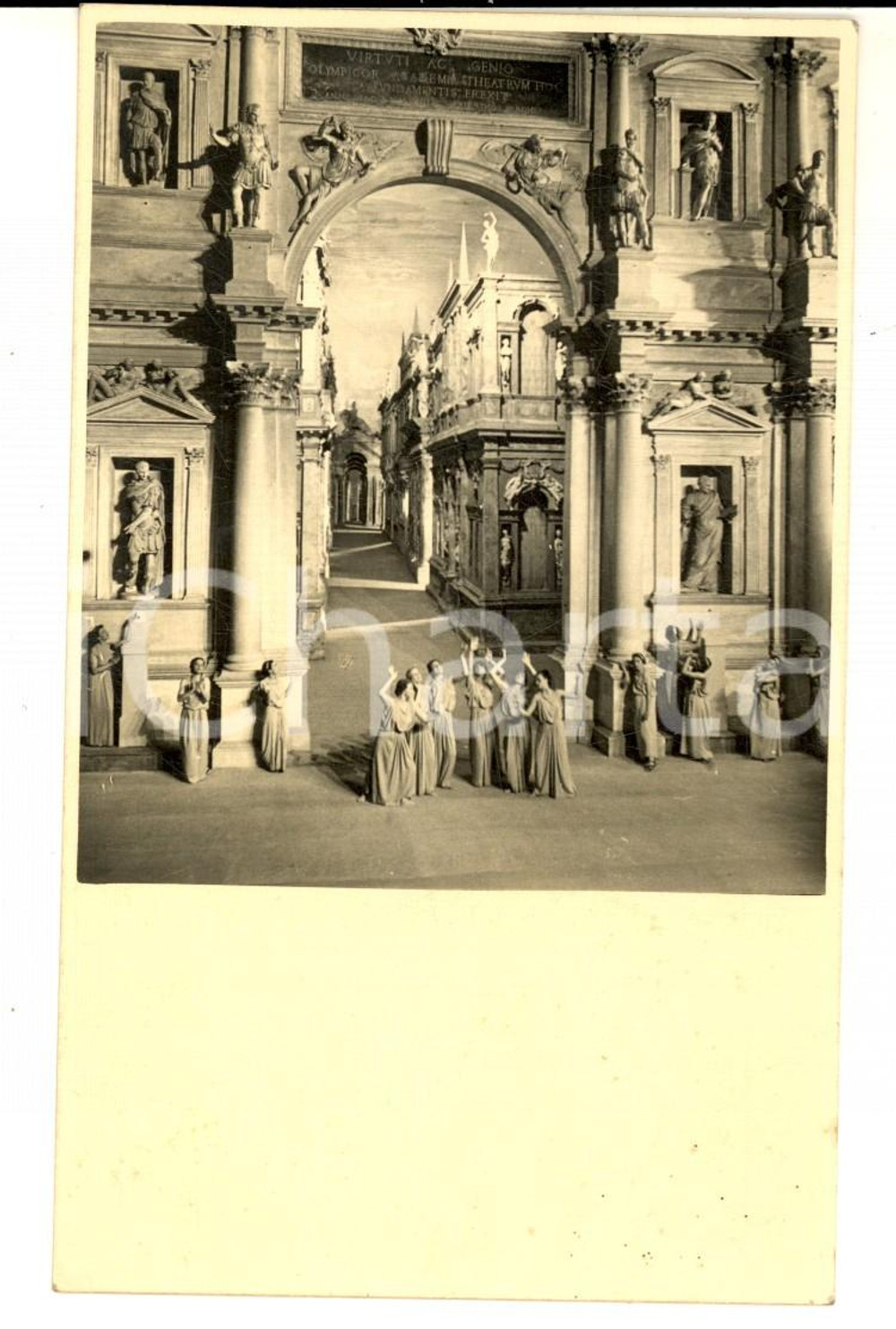 Fotografia d epoca originale 1937 VICENZA TEATRO OLIMPICO I sette contro Tebe Coreografia Tusnelda RISSO 1