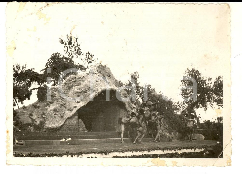 Fotografia d epoca originale 1940 ca SICILIA ? DANZA Una coreografia di Tusnelda RISSO Fotografia 13x9 1