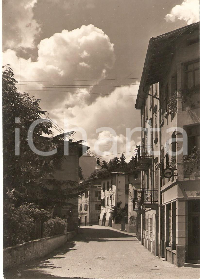 Cartolina originale da collezione 1955 ca RONCEGNO TERME TN Scorcio di via San Giuseppe Cartolina FG NV 1