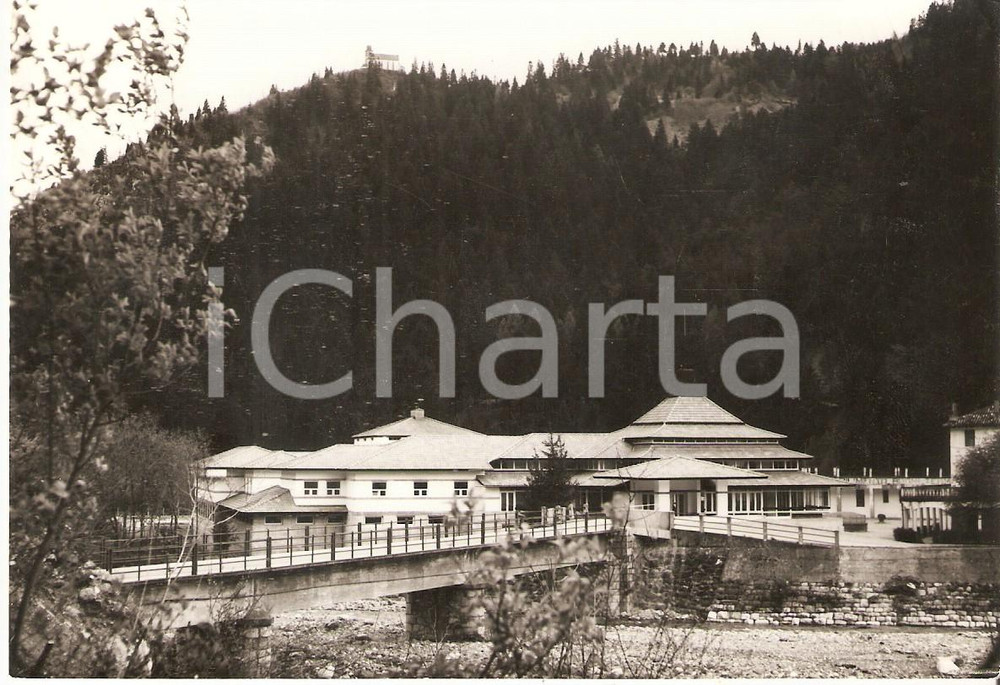 Cartolina originale da collezione 1964 ARTA TERME  CARNIA UD Stabilimento termale Fonte Pudia Cartolina FG VG 1