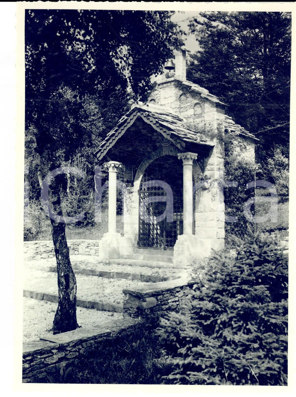 Fotografia d epoca originale 1922 VALGANNA Villaggio Alpino Touring  La cappelletta Foto VINTAGE 13x18 cm 1