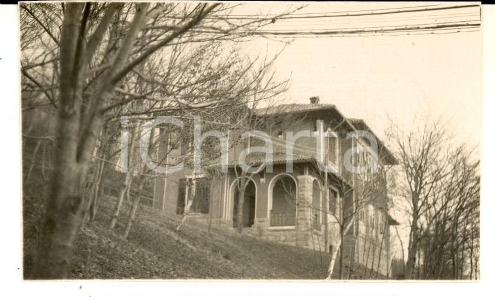 Fotografia d epoca originale 1930 VALGANNA Villaggio Alpino Touring  Veduta della scuola Foto 10x6 cm 1