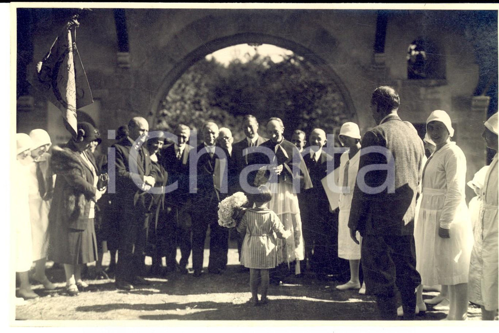 1930 VALGANNA Villaggio Alpino Touring - Visita del card. SCHUSTER *Foto 18x12