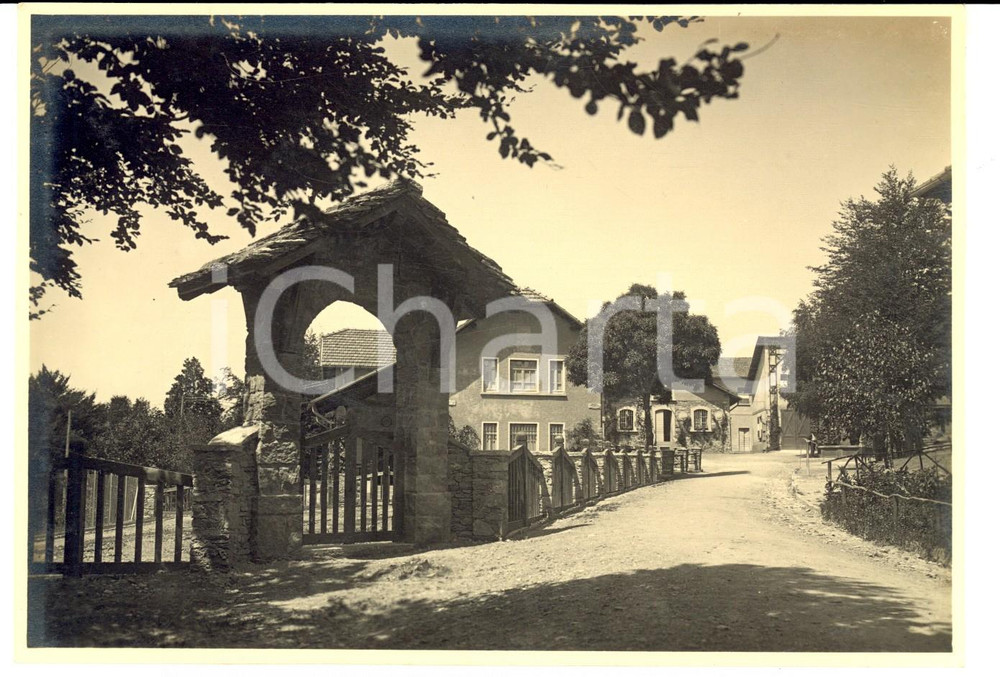 Fotografia d epoca originale 1929 VALGANNA Villaggio Alpino Touring  Veduta generale Foto 17x12 cm 1