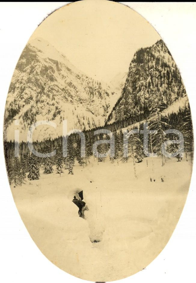 Fotografia d epoca originale 1916 WW1 PASSO OMBRETTOLA Studenti in visita ai soldati in trincea Foto 12x8 1