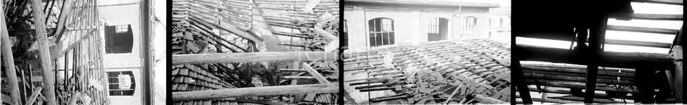 Fotografia d epoca originale 4 febbraio 1943 RSI  WW2 TORINO  Ditta AGET  bombardamento 24 NEGATIVI 1