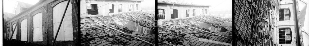 Fotografia d epoca originale 4 febbraio 1943 RSITORINO  WW2  Ditta AGET  bombardamento 34 NEGATIVI 1