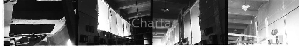 Fotografia d epoca originale 11 febbraio 1943 TORINO WW2  FERRIERE FIAT bombardamento 4 NEGATIVI 1
