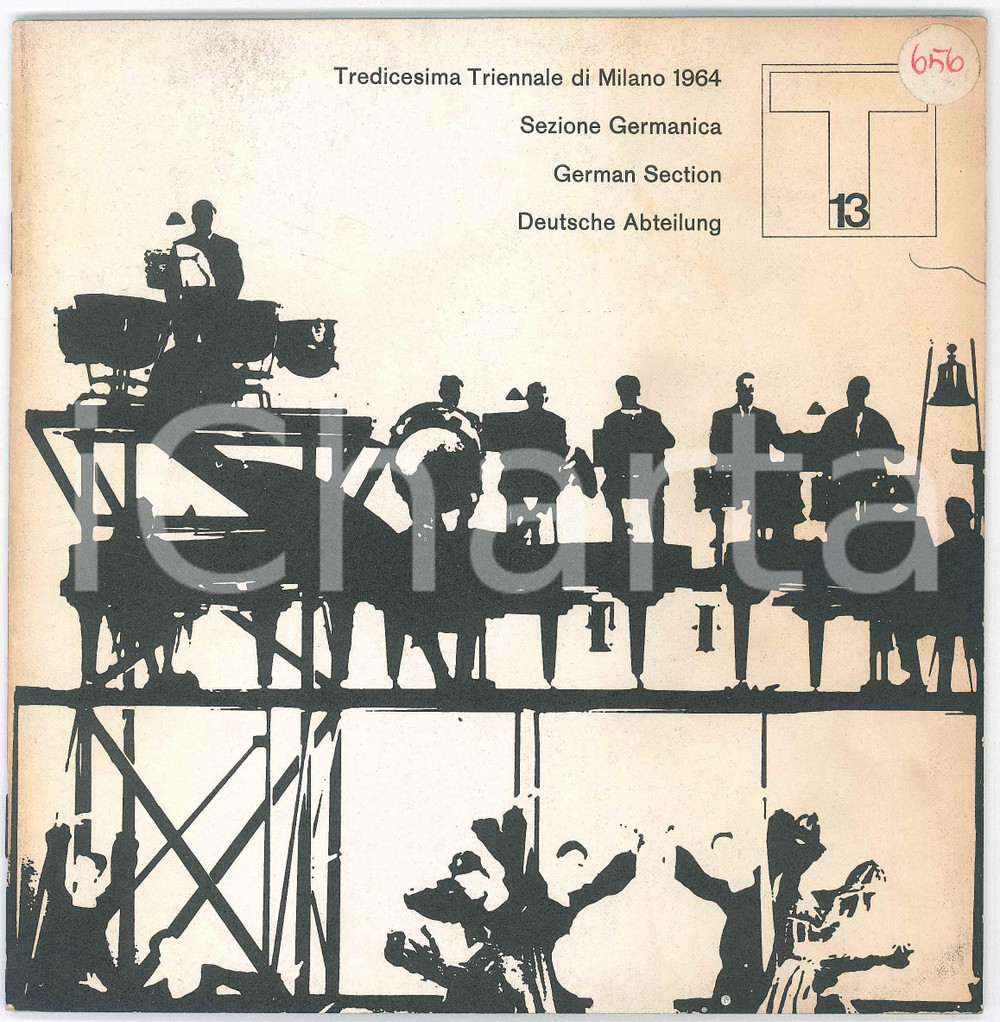 Libro, pubblicazione d epoca 1964 XIII TRIENNALE DI MILANO Sezione Germanica  Catalogo 10 pp. 1