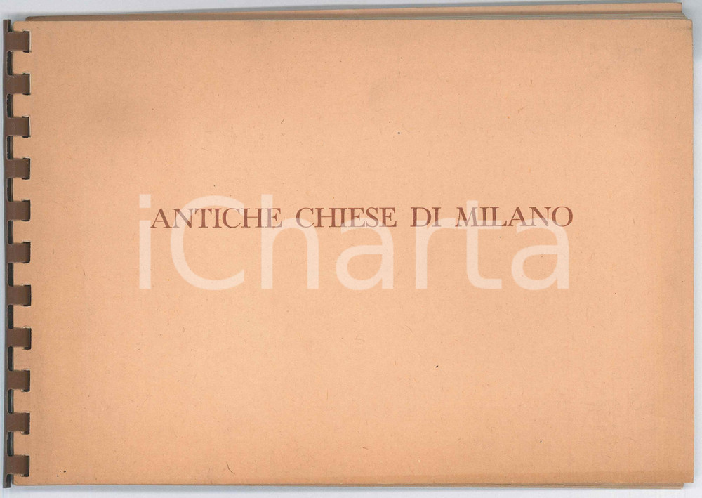 Libro, pubblicazione d epoca 1956 Arturo FACCIOLI Antiche chiese di Milano  Pubblicazione ILLUSTRATA 1 1