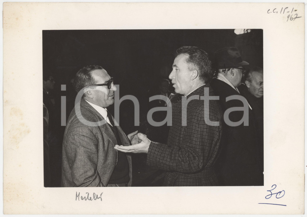 Fotografia d epoca originale 15 gennaio 1967 ROMA Comitato Centrale del PSI  MARTELLI Foto 25x17 cm 1