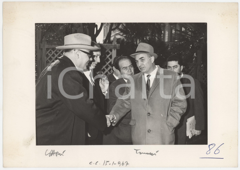 Fotografia d epoca originale 1967 ROMA Comitato Centrale del PSI  Salvatore COTTONI Foto 25x17 cm 1