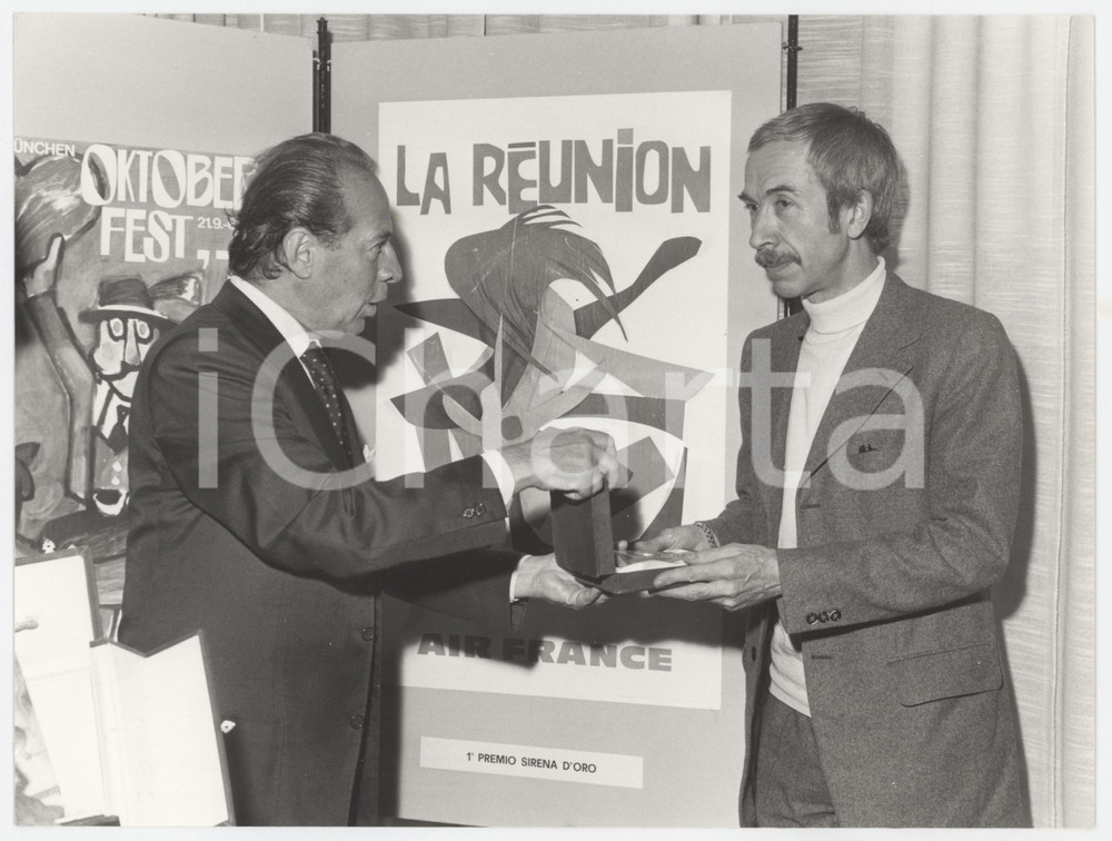 Fotografia d epoca originale 1965 ca MILANO Premio Sirena d Oro  Fotografia 24x18 cm 1
