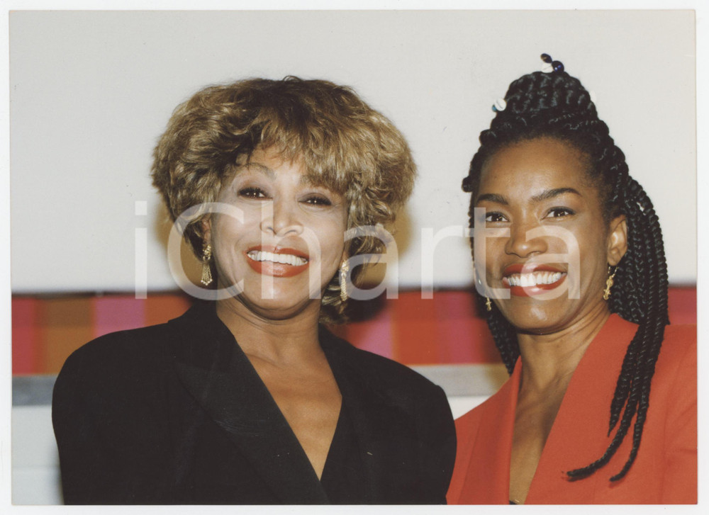 Fotografia d epoca originale 1983 USA  SPETTACOLO Tina TURNER Angela BASSETT Ritratto  Foto 21x15 cm 1